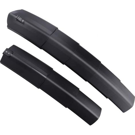 Sollbry Guardabarros de bicicleta, juego de guardabarros retráctil para bicicleta de montaña, guardabarros delantero y trasero, guardabarros portátil ajustable para bicicleta (1/5)