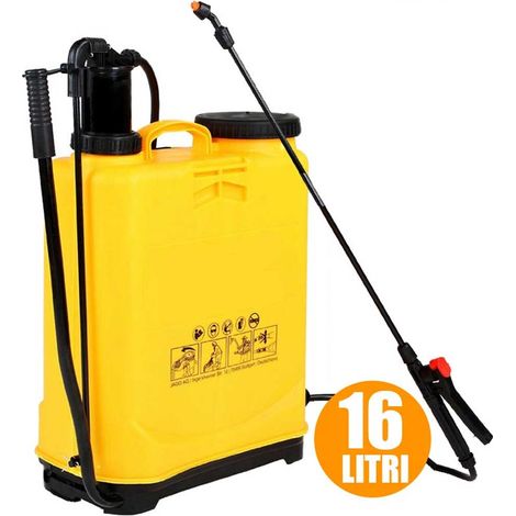 Nebulizzatore A Spalla 16 Lt Spruzzatore Zaino Irroratrice Spruzzatore A Pompa (1/4)