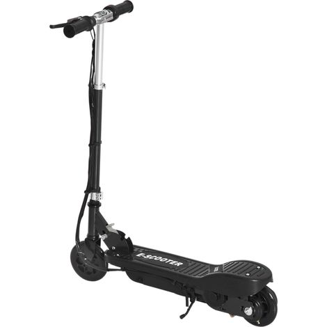 Trottinette électrique enfant 120W 12km/h noire 74x36x82.5-92.5cm (1/5)