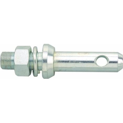 Piton d'attelage avec écrou Ø 22-18 – Longueur 68mm – Finition métal – Pour terrains accidentés et chantiers humides (1/4)