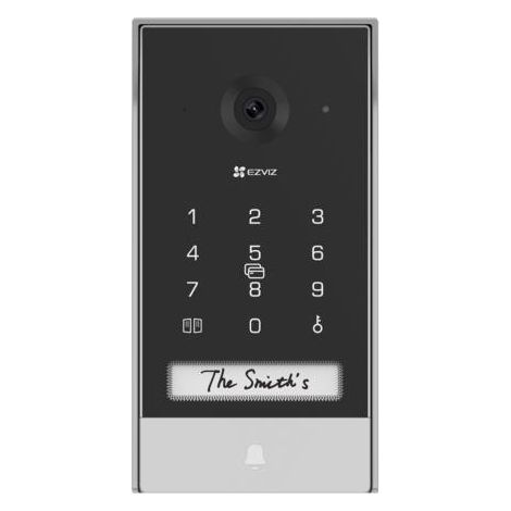 EZVIZ EP7 Videocitofono a batteria, monitor touch 7 pollici, pannellino solare incluso,, Visione Notturna, Unlock Remote, 2K, Rilevamento Umano (1/10)