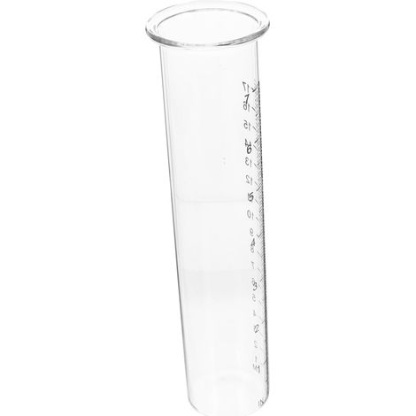 Glasersatz für Regenmesser aus Highborosilikat Glas Präzise