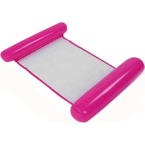 Hamac gonflable aquatique Upstartech, lit de repos léger et flottant, pliable et inclinable, avec pompe à air, idéal pour les vacances, les fêtes aquatiques, la piscine et la plage. Dimensions : 130 x (1/5)