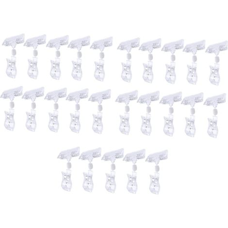 ces Pinces Transparentes Double T te Clips R glables Pour (1/5)