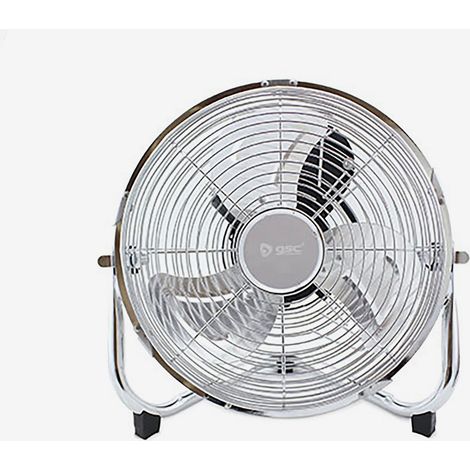 Ventilateur de table GARSACO IMPORT Ventilateur de sol en métal 70W 3 vitesses D40cm Gris