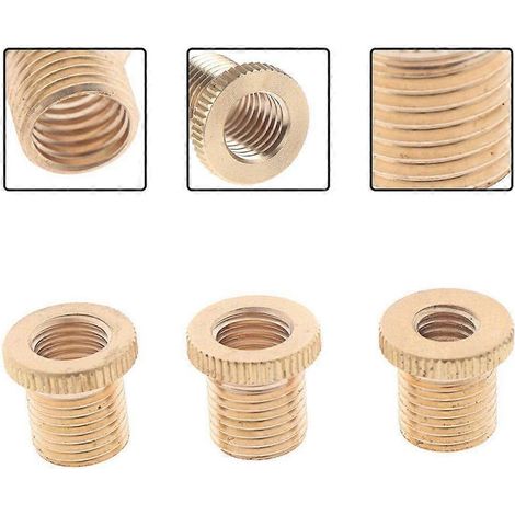 Lot de 3 écrous adaptateurs de filetage pour pommeau de levier de vitesse M10x1,25, M10x1,5 et M8x1,25 (1/5)