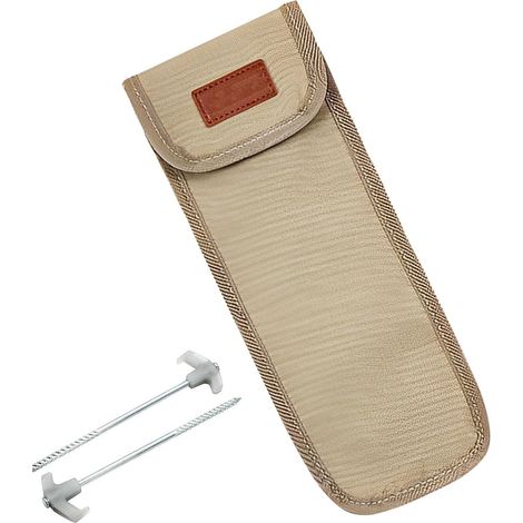 Aufbewahrung Für Zeltheringe  wasserdichte 900D Oxford Gewebe Nagelhalter,Zeltstangen-Aufbewahrungstasche  für Wandern, Backpacking, Outdoor-Abenteuer, Klettern und (1/5)