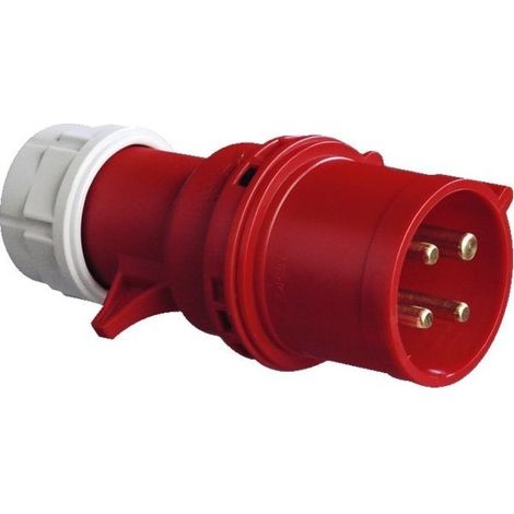 Ficha macho de 4 bornes P 17/32 A
