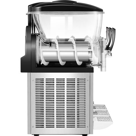 Machine à granita professionnelle 36L, 3 bacs inox de 12L, 144 gobelets, distributeur de boissons glacées pour margarita, smoothie et granité, pour fêtes, restaurants, cafés et bars (1/5)
