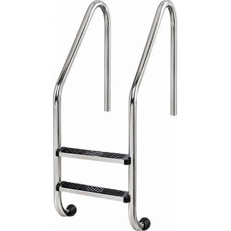 Échelle de piscine Astralpool standard aisi-316 inox 2 marches antidérapantes (1/2)