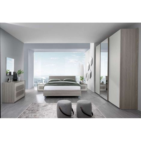 MCS Comò Pianosa Grigio Cenere 3 Cassetti 105x46x75 cm - Arredo Ecologico