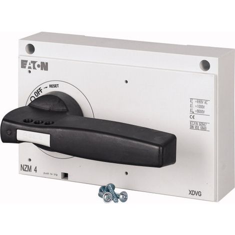 Poignée rotative pour mécanisme inverseur verrouillable 000266608 EATON NZM4 XDV