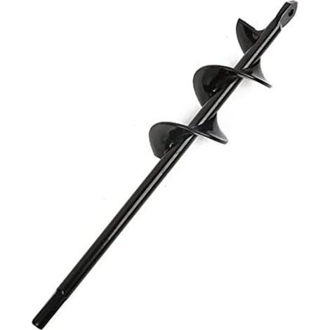 40-mm-Bohrer – Manganstahl – Gräbt Löcher für Blumenzwiebeln und Setzlinge – Länge 220 mm (1/5)