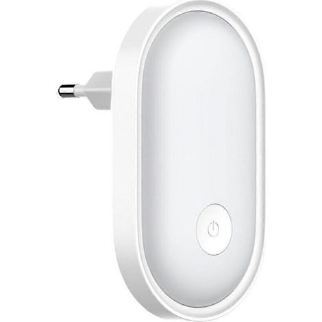 Veilleuse LED tactile. Veilleuse avec capteur crépusculaire et luminosité réglable. Veilleuse pour chambre d'enfant et escaliers. (1/4)