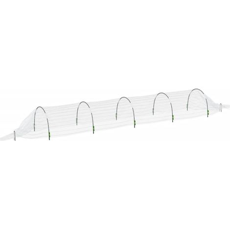 Netztunnel 1,5x5 m Fiberglas und PP vidaXL