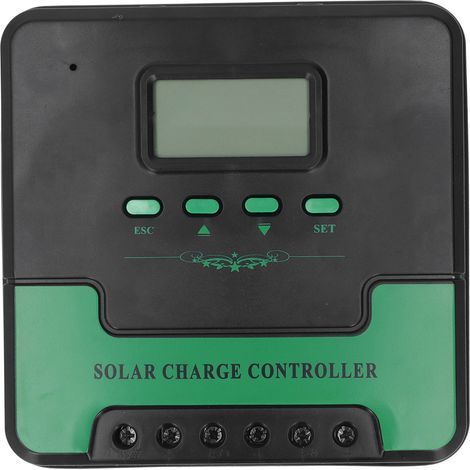 MPPT 30A 12V/24V Solarladeregler mit automatischer Erkennung, LCD-Display, intelligentem Ladegerät, Akku und Beleuchtung (1/5)
