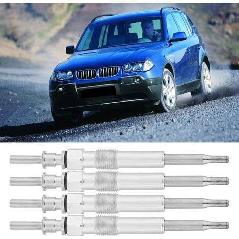 4-teilige Metallglühkerzen für BMW 3er, 5er, 6er, 7er, X3, X5, X6, 30d, 35d