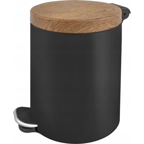 Cestino per rifiuti AWD interno 3 l beige, nero 1 pz.