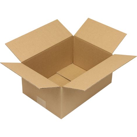 Faltkarton 1-wellig Höhenrillung Maße 230x170x80mm Qualität 1.20 B braun braun (1/2)