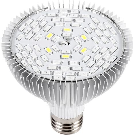 Lampe de croissance LED 50W à spectre complet E27 pour plantes, horticulture et jardin, 78 LED (1/5)