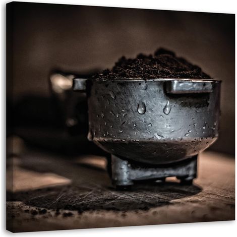 Stampa su tela, Caffà¨ macinato - 30x30 (1/4)