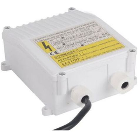 Boîtier De Commande Pour Pompe Submersible - 750 W - Protection Thermique Intégrée - Contrôle Automatique Du Niveau D'eau - 1 Pièce (1/4)