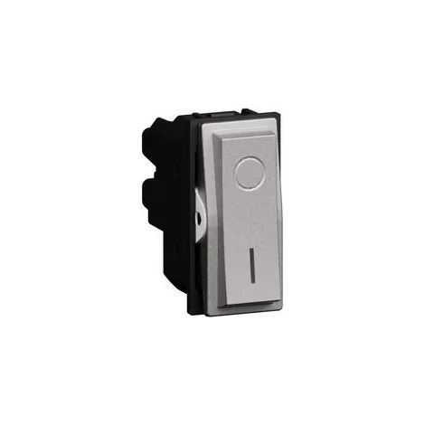 BTICINO INTERRUTTORE 2 POLI 16A LIVING NOW KS4002 STEEL
