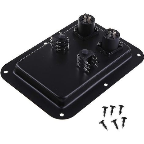 Bornier de raccordement à double entrée Speakon pour plaque de prise jack 4 conducteurs, enceintes PA DJ (1/4)