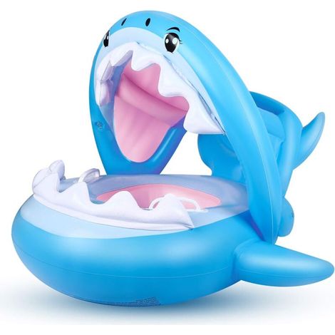 Siège de piscine pour bébé, bouée gonflable requin, bouée de natation gonflable pour enfants (1/5)