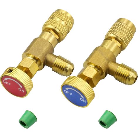 2 Pièces R22 R410 Réfrigérant Adaptateur Air Conditionné Valve (1/5)