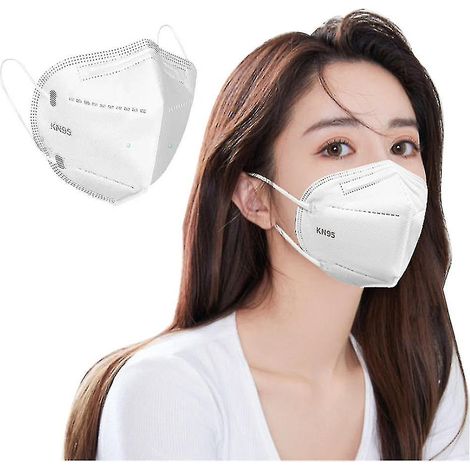 40 masques faciaux jetables KN95, masques 3D N95 pour adultes, protection contre la poussière (1/4)