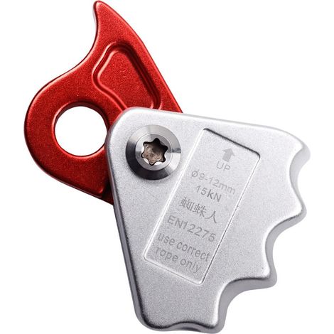 Support de corde à verrouillage automatique en métal pour escalade - Accessoires pour randonnée et sécurité - Dispositif de verrouillage anti-chute (1/4)