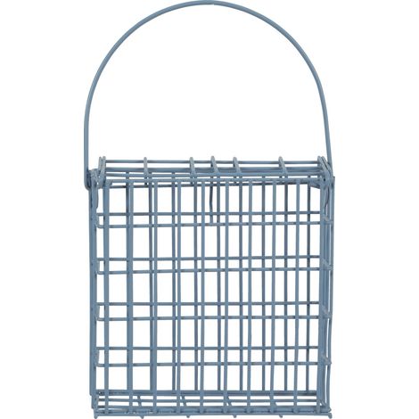 Support pour pain de graisse en métal orage bleu  pour oiseaux - zolux (1/3)