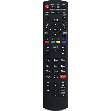 Télécommande TV Compatible avec Panasonic N2QAYB000926 (1/5)