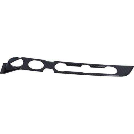 Bandeau décoratif de panneau de commande de climatisation de console centrale style fibre de carbone, compatible avec les modèles Tacoma à conduite à gauche 2016-2020. (1/5)