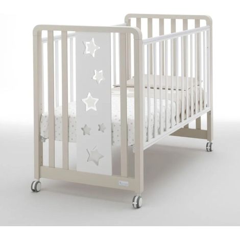 AZZURRA Culla Lettino Evolutivo Glam Stelle Avana (1/3)
