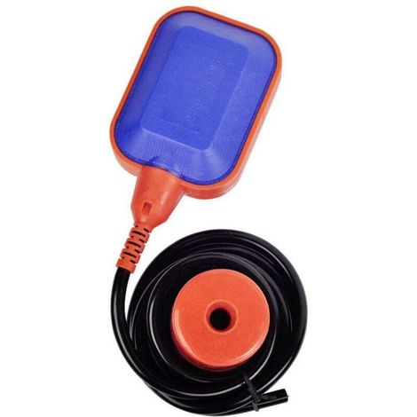 Automatischer Schwimmerschalter (2 Meter) zur Überwachung des Wasserstands in privaten Schwimmbecken, rotes Kabel
