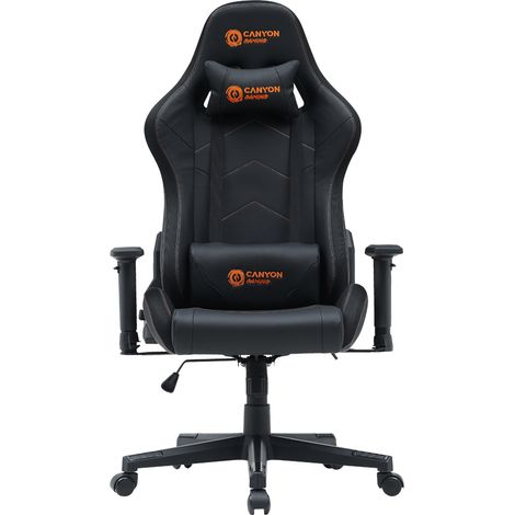 Silla gaming CANYON Irida RGBCH03 con retroiluminación RGB en gris (1/5)