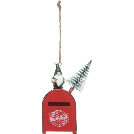 SDN METAL SCHACHTEL LETR GNOM 11CM - Feeric lights & christmas