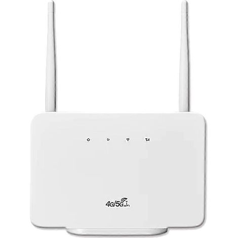 Routeur modem CPE 4G LTE, point d'accès 300 Mbps, antenne externe, avec emplacement pour carte SIM, compatible avec les prises domestiques et les prises standard européennes. (1/5)