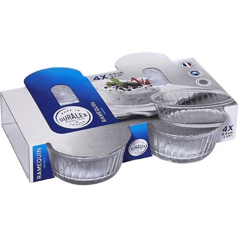 Duralex Glas-Lunchboxen 8 cm, 4er Pack, 8,5 cm (1/2)