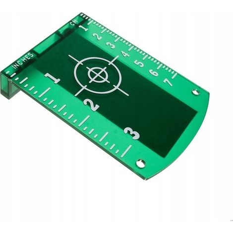 Cible magnétique pour niveaux laser, verte, 2,8 x 7 x 9,8 cm (1/5)