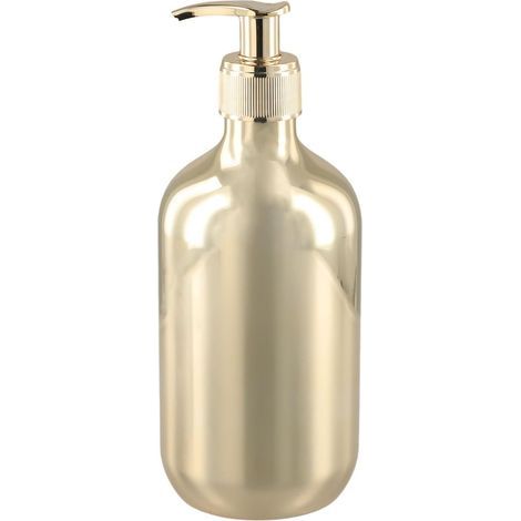 Praktische 300-ml- und 500-ml-PET-Reiseflaschen für Shampoo, Lotionspender mit Druckknopf, nachfüllbare Behälter für Ihre Bedürfnisse (silber, 300 ml) (1/5)