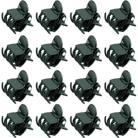 100 pezzi di clip di supporto per piante, clip per piante rampicanti, clip per orchidee, clip di supporto per piante, clip di fissaggio in plastica per piante da giardino, per piante e fiori - stile o (1/4)