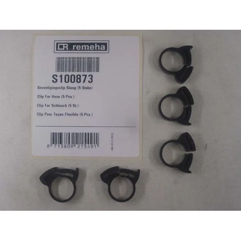 Remeha Clip per tubo flessibile (5x), S100873