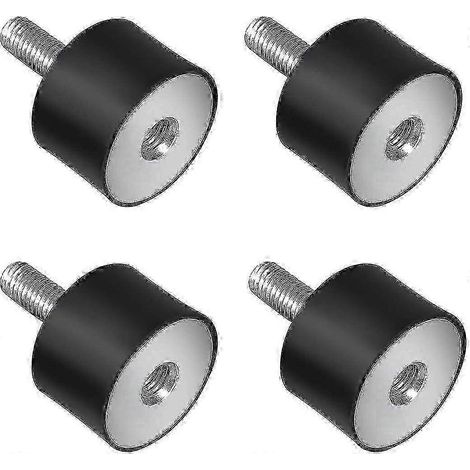 4x Silent Block en caoutchouc, amortisseur de vibrations M6 M8, butée filetée 30x20 M8x23 (1/5)