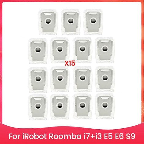 Aspirateur Sac à poussière pour I7+I3 E5 E6 S9 pièce détachée Efficient Household Accessoires 15PCS (1/5)