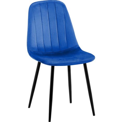 Esszimmerstuhl Baxter Samt blau