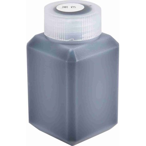 Huile pour bordure en cuir 60ml, bouteille en plastique, outil de scellement de bordure de cuir artisanal DIY (Noir) (1/5)