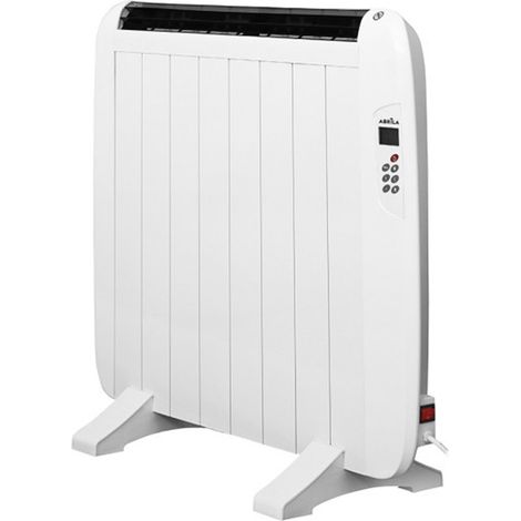 Emisor Termico Gaban 1200w X En Aluminio Blanco Remoto Lcd,temporizador Mural/portat.58,5x72x5,5 Cm (1/3)